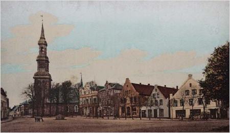 Tönning Marktplatz / historische Ansicht